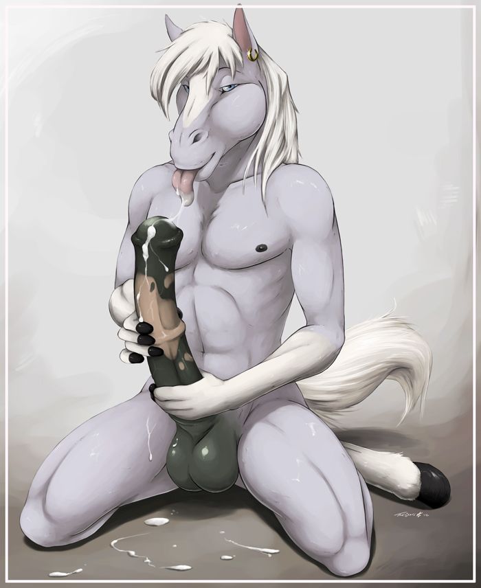 Collection of furry solo equine cocks 210