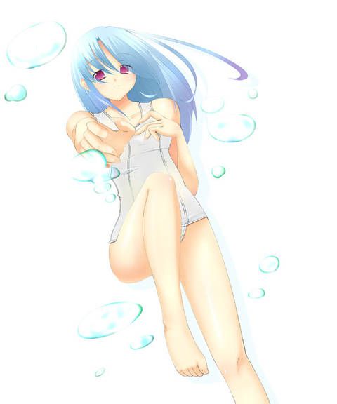 [64 pieces] two-dimensional Erofeci image to admire the white school swimsuit. 2 [White disk] 24