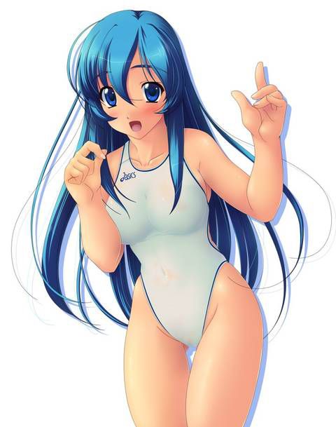 [64 pieces] two-dimensional Erofeci image to admire the white school swimsuit. 2 [White disk] 26