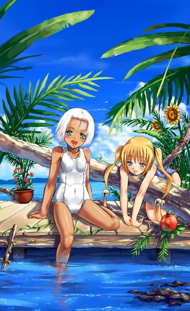 [64 pieces] two-dimensional Erofeci image to admire the white school swimsuit. 2 [White disk] 28