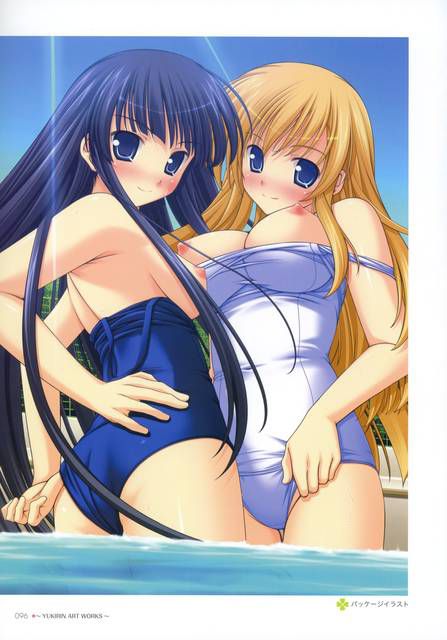 [64 pieces] two-dimensional Erofeci image to admire the white school swimsuit. 2 [White disk] 38