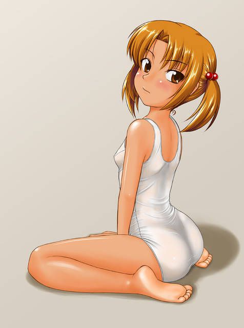 [64 pieces] two-dimensional Erofeci image to admire the white school swimsuit. 2 [White disk] 8