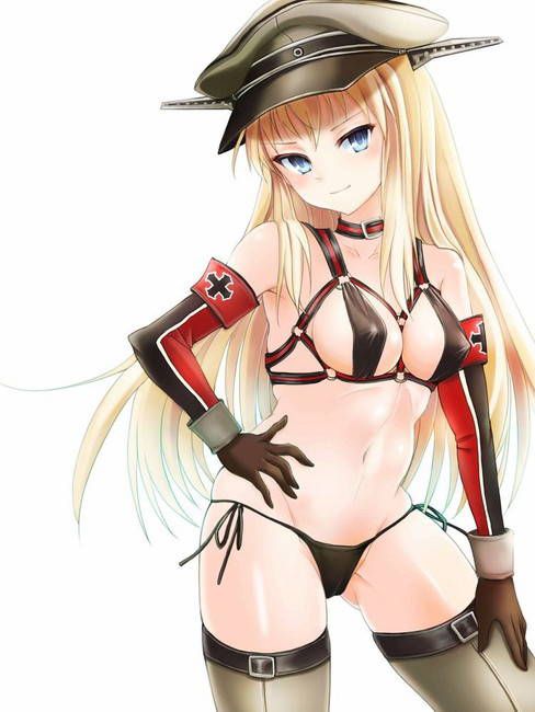 Erotic Image [Kantai] only to imagine the masturbation figure of Bismarck 14