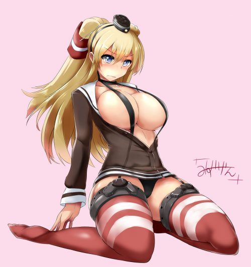 Erotic Image [Kantai] only to imagine the masturbation figure of Bismarck 2
