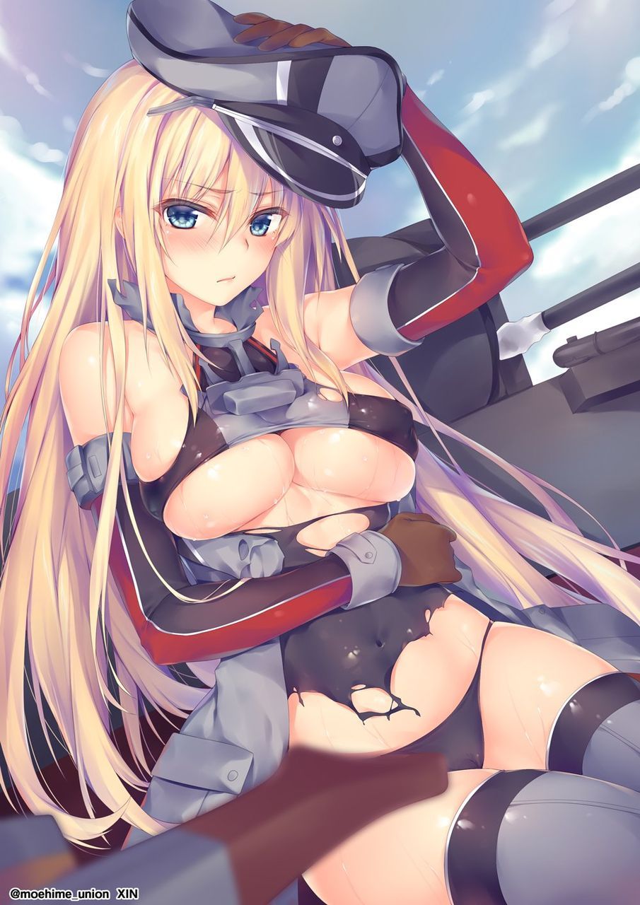 Erotic Image [Kantai] only to imagine the masturbation figure of Bismarck 4