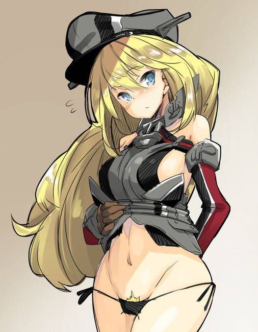 Erotic Image [Kantai] only to imagine the masturbation figure of Bismarck 5