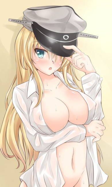 Erotic Image [Kantai] only to imagine the masturbation figure of Bismarck 7