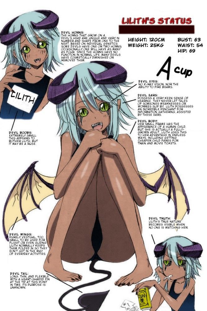 [100 super-selection] secondary image of a small demon or a succubus girl 43