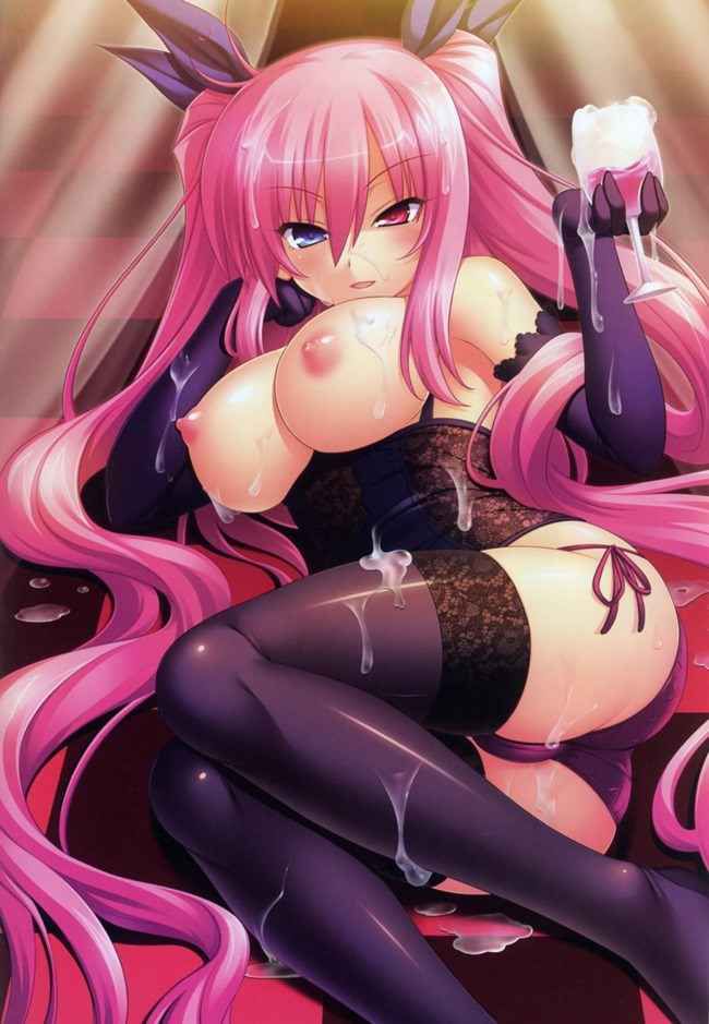 [Nasty pink] cute girl secondary erotic image summary of the pink hair! That 33 32