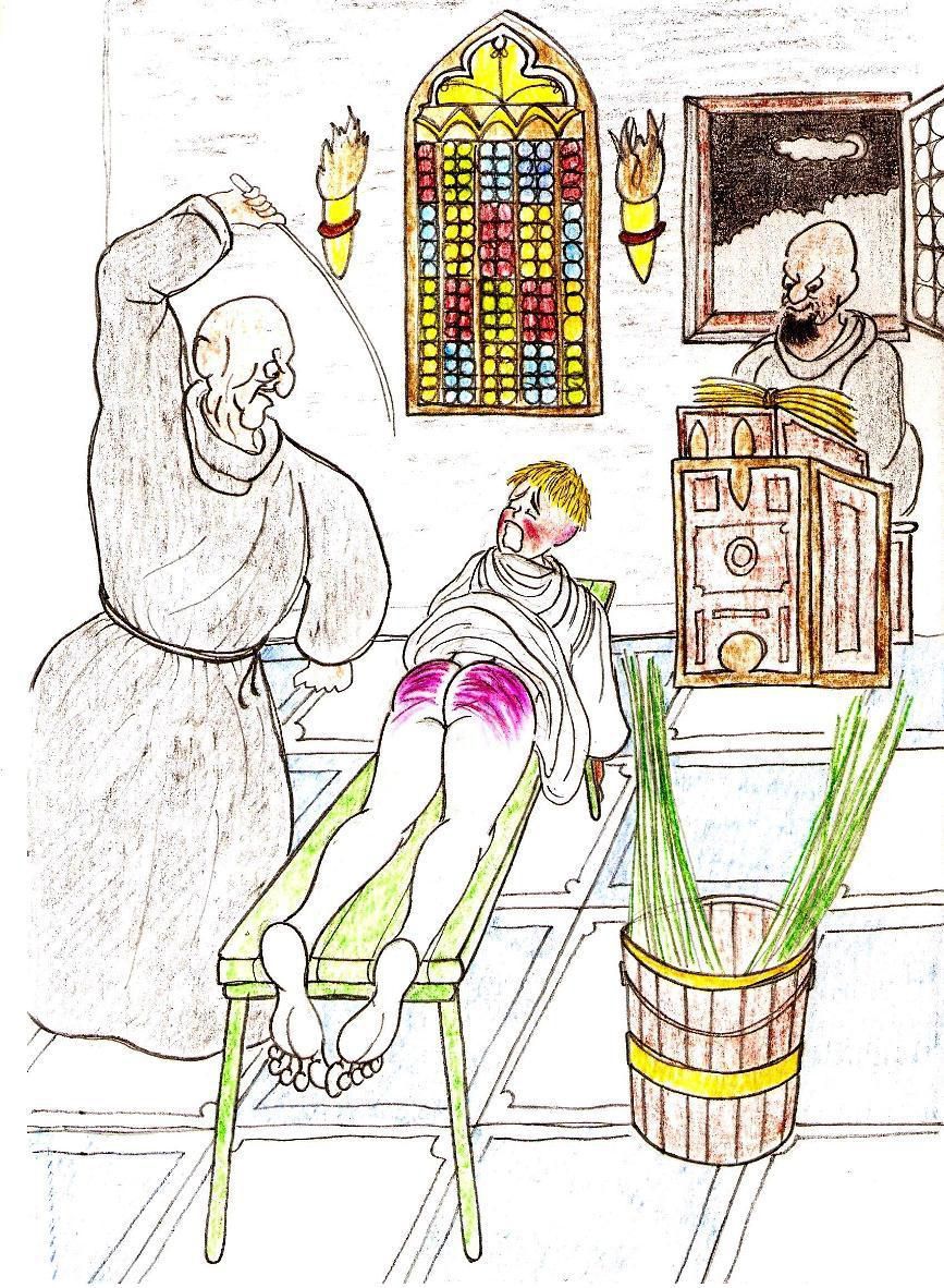 [Johnon] Spanking Caning Birching Judicial CP drawings 66