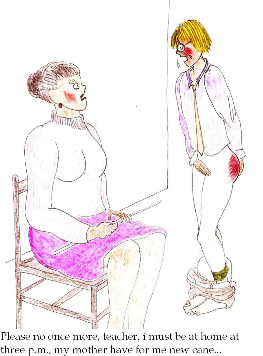 [Johnon] Spanking Caning Birching Judicial CP drawings 95