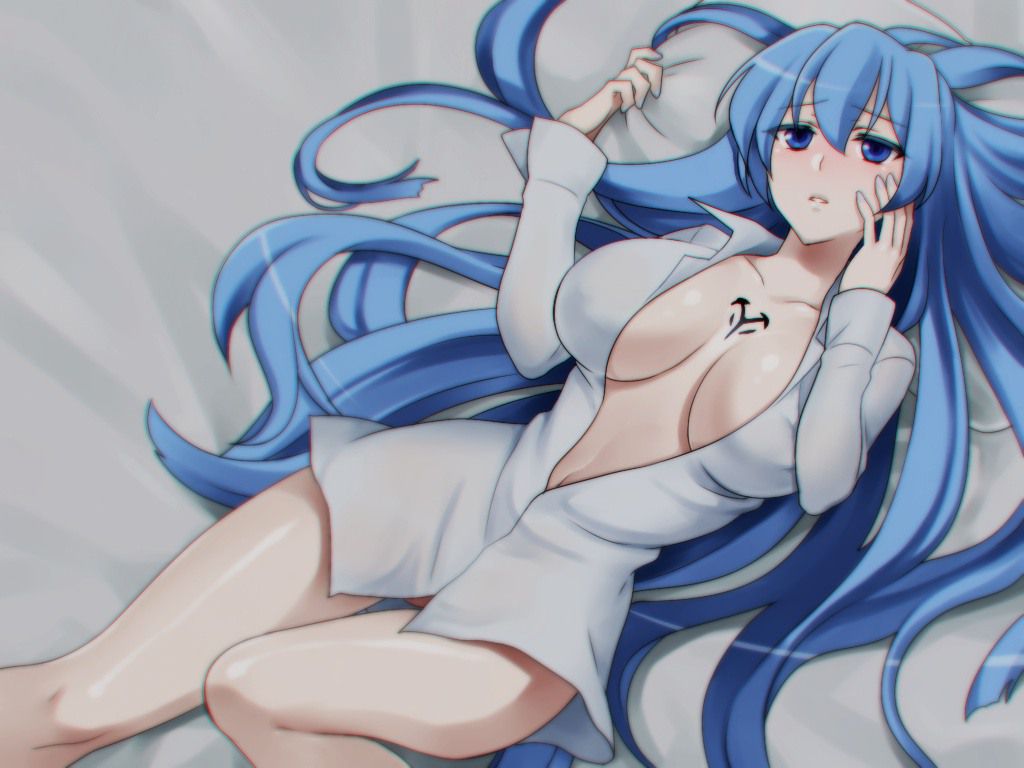 Cool Eros! Naughty secondary image of a girl with blue hair wwww that 27 20