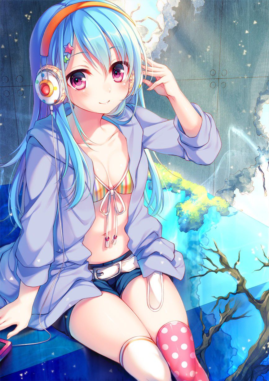 Cool Eros! Naughty secondary image of a girl with blue hair wwww that 27 23