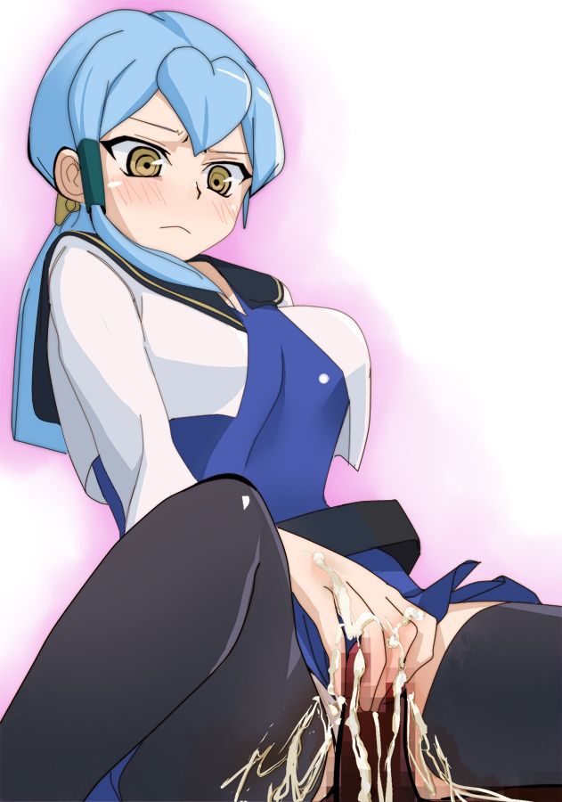 Cool Eros! Naughty secondary image of a girl with blue hair wwww that 27 33
