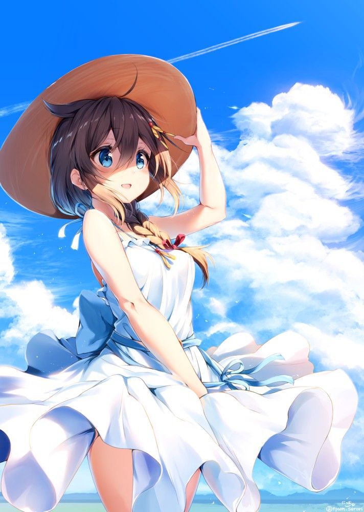[August 10 hat day] ship this straw hat image that 2 50 sheets 31