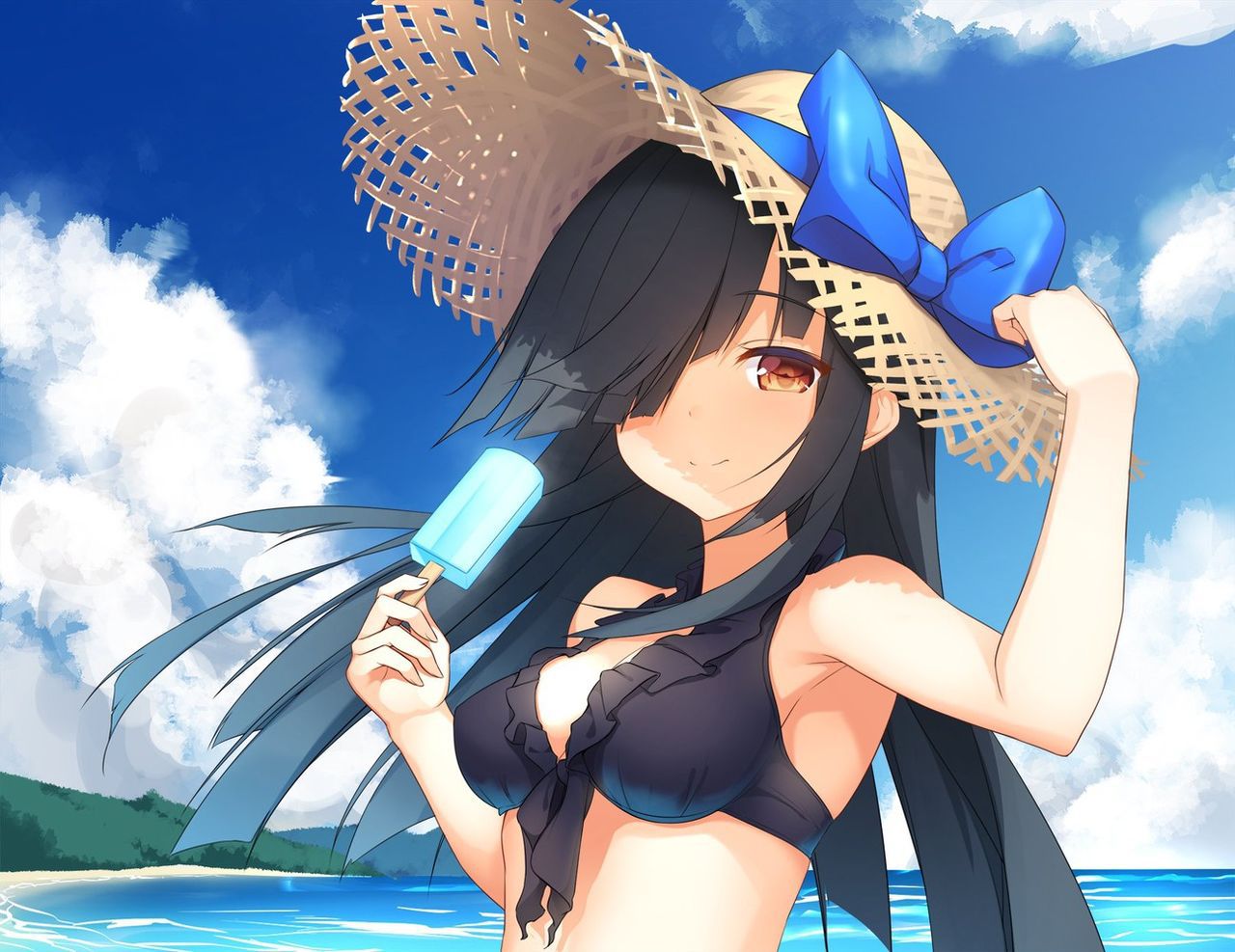 [August 10 hat day] ship this straw hat image that 2 50 sheets 38