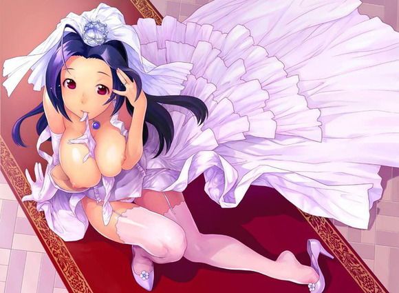 It is an erotic picture of the wedding dress! 20