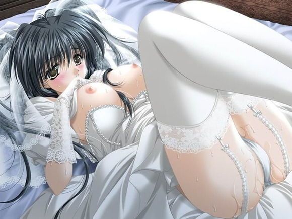 It is an erotic picture of the wedding dress! 9