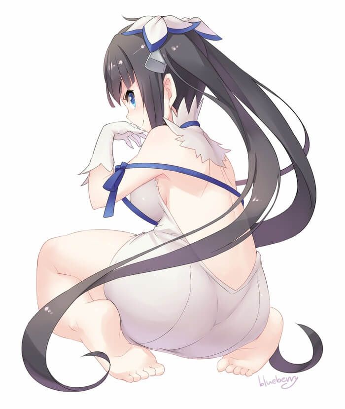 Hestia's sexy and slipping secondary erotic image collection [Is it wrong to seek an encounter in a dungeon?] 17