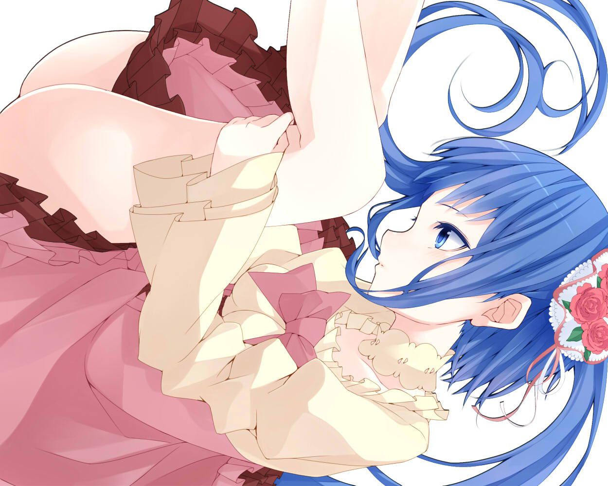 【Erotic Anime Summary】 Beautiful Girls and Beautiful Girls with Embarrassing Dresses of Rolling Up 【Second Erotic】 24