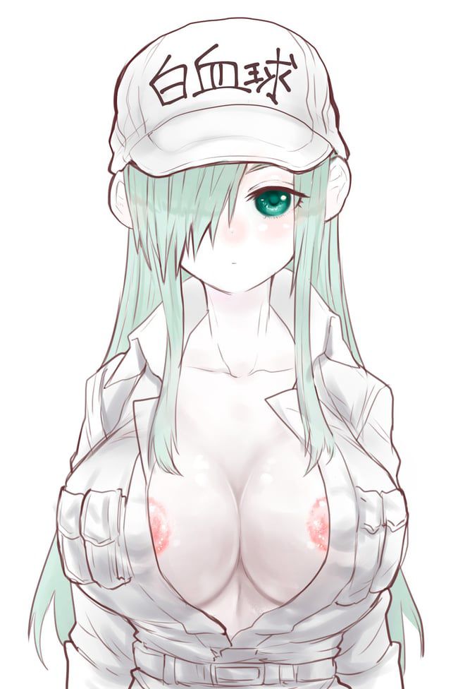 Erotic image of working cell BLACK【white blood cell】 25