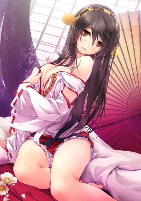 【Armada Kokushōn】 Erotic image without Haruna that you want to appreciate according to the erotic voice of the voice actor 14