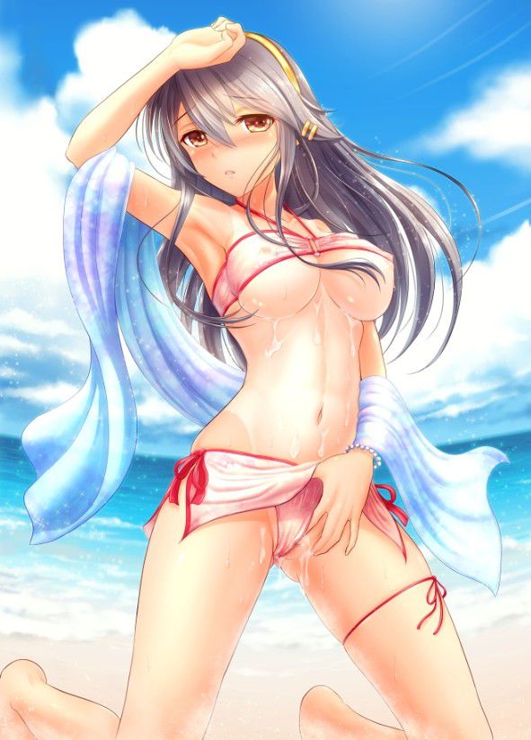 【Armada Kokushōn】 Erotic image without Haruna that you want to appreciate according to the erotic voice of the voice actor 4