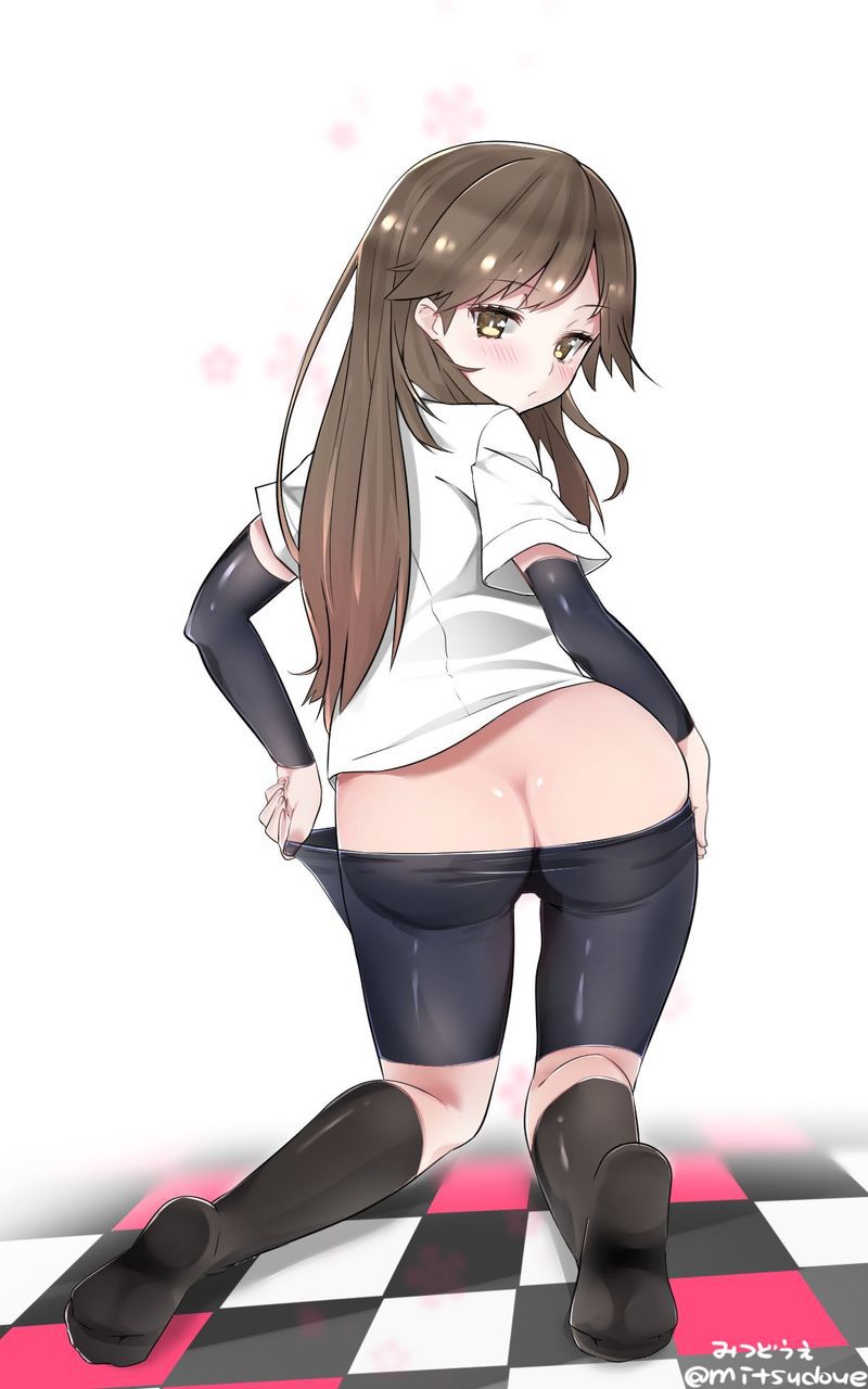 [2nd] Second erotic image of a girl spats in close contact with the Chile of the lower body. 9 [Spats] 33