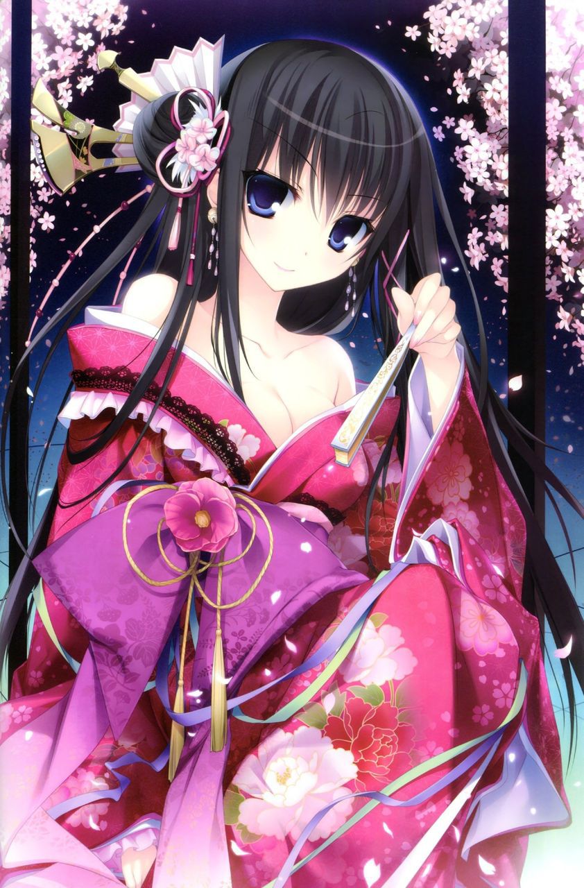 Secondary image of a beautiful girl in kimono 20 [kimono] 16