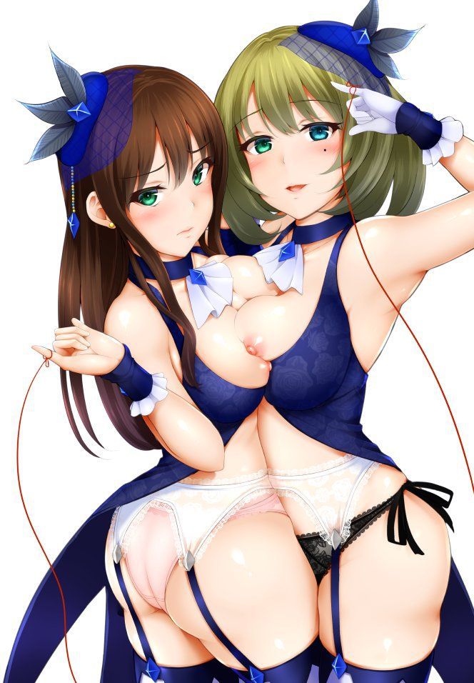 [2nd] Secondary erotic image of the girls are pressing the breast with each other 14 [breast] 14