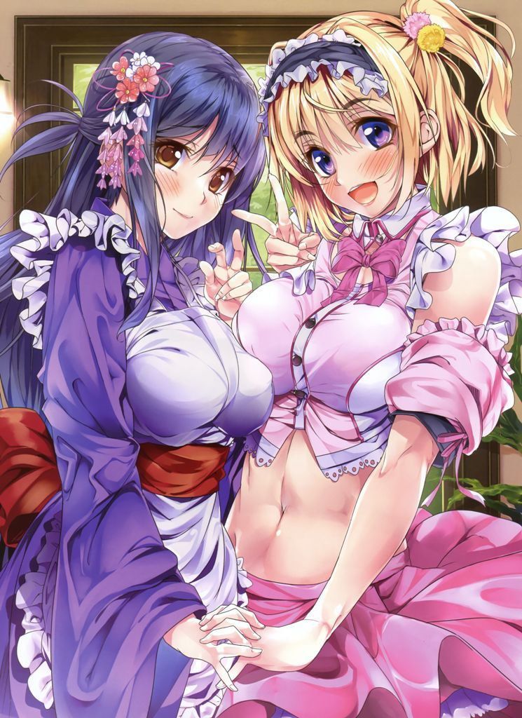 [2nd] Secondary erotic image of the girls are pressing the breast with each other 14 [breast] 24