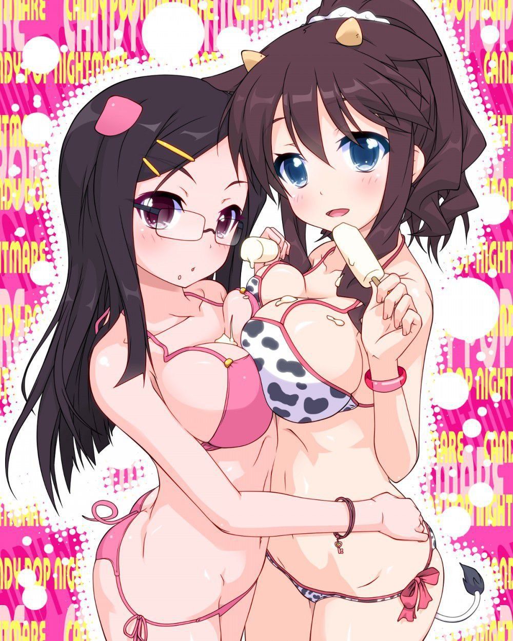 [2nd] Secondary erotic image of the girls are pressing the breast with each other 14 [breast] 29