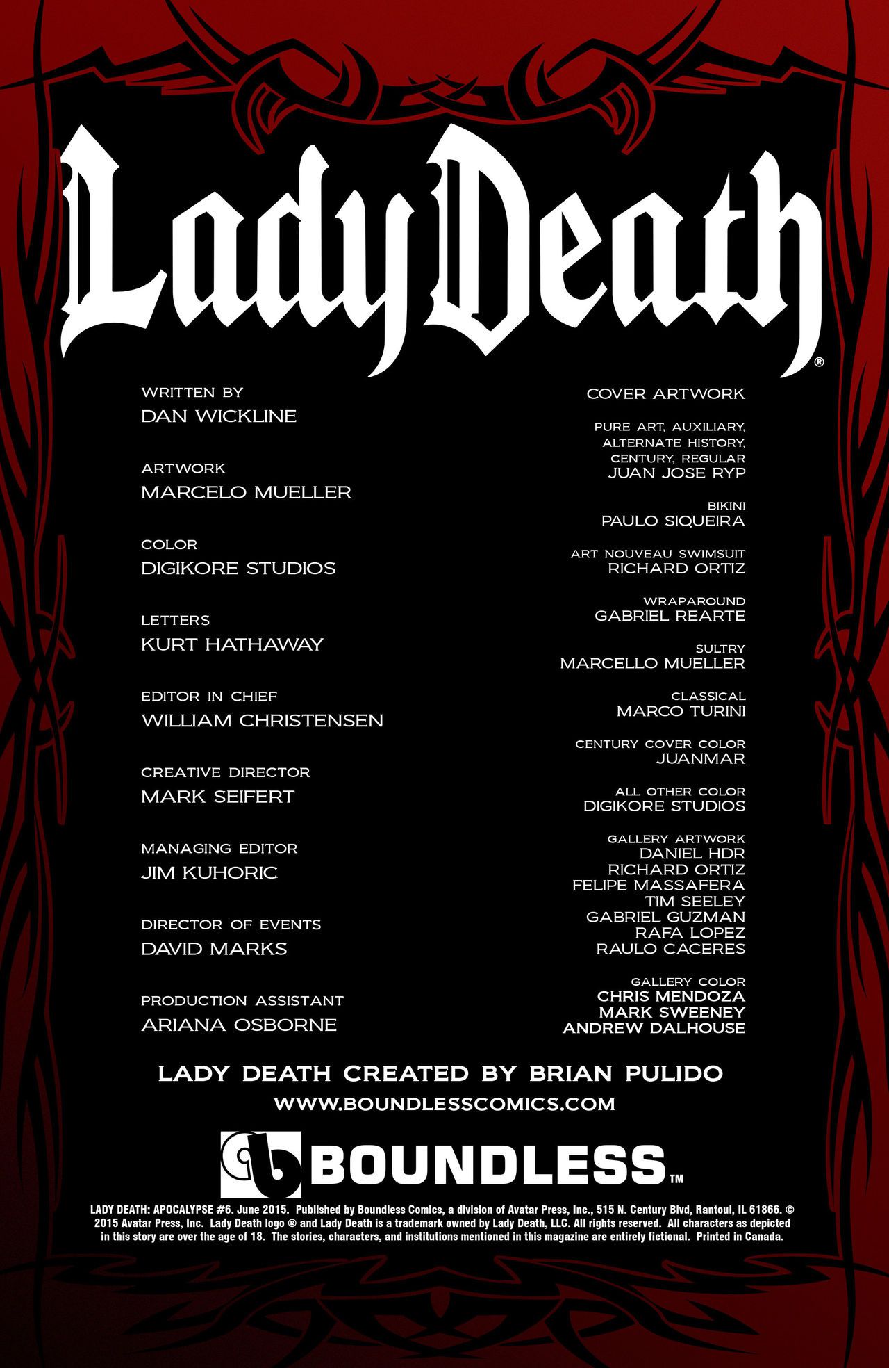 [Boundless] Lady Death - Apocalypse #6 2