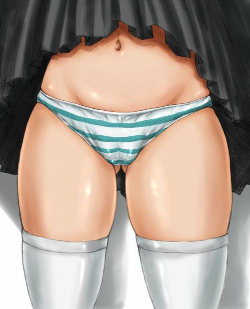 【Secondary Erotic】 Erotic image of a girl wearing Shimashima's girlish pants is here 14