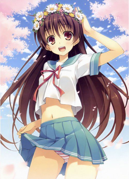 【Secondary Erotic】 Erotic image of a girl wearing Shimashima's girlish pants is here 4