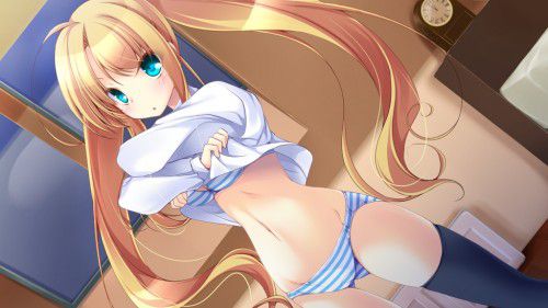 【Secondary Erotic】 Erotic image of a girl wearing Shimashima's girlish pants is here 6