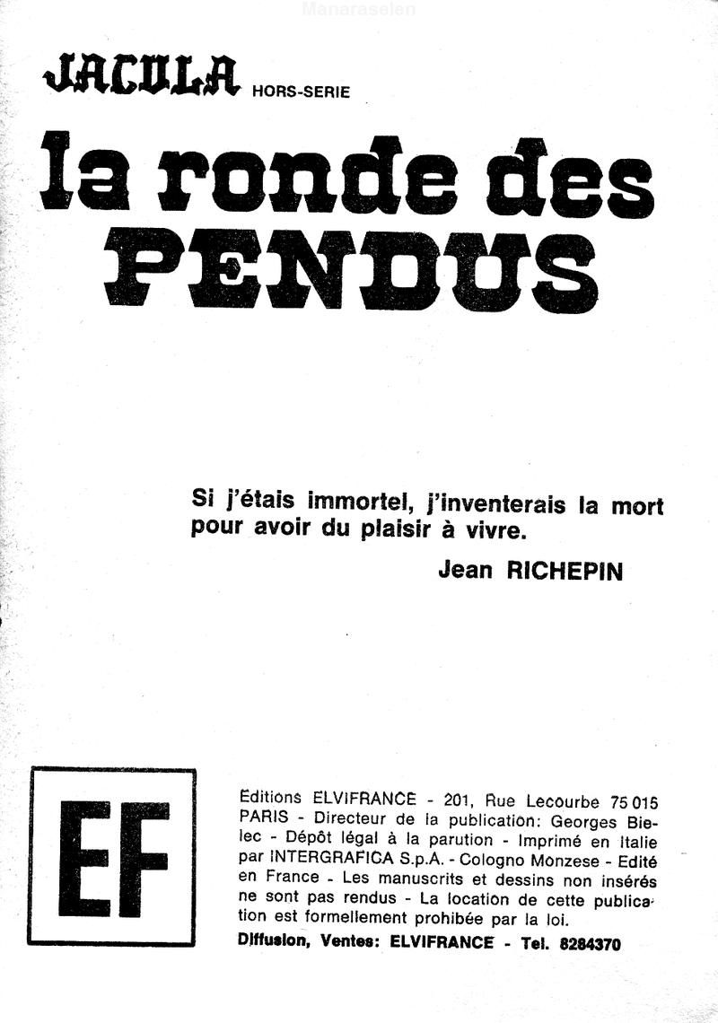 Elvifrance - Hors série EF - A005 - La ronde des pendus 3