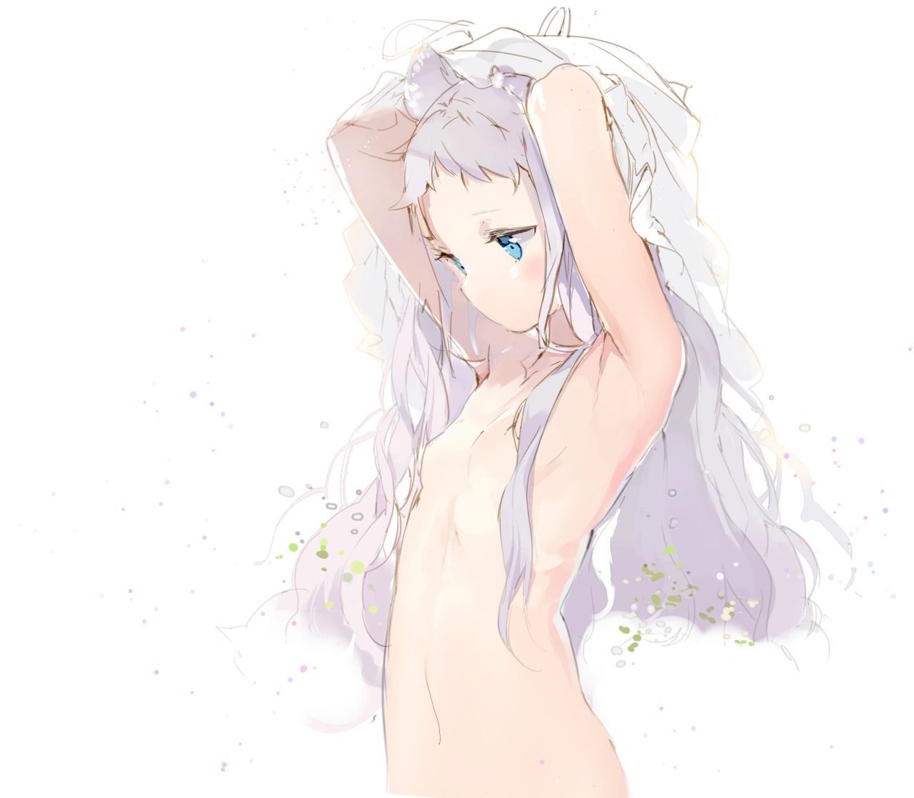 [2nd edition] Beautiful silver hair girl secondary erotic image Part 11 [Silver hair] 2