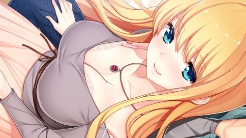 【Erotic Anime Summary】 Erotic image of a girl whose busty cleavage is too egret 【Secondary erotic】 1