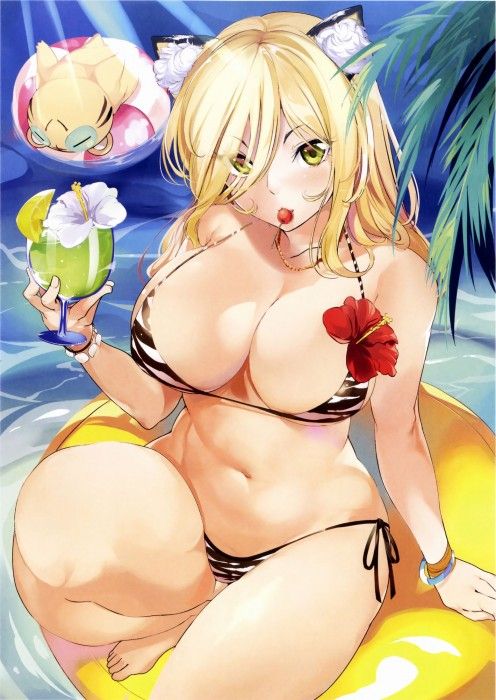 【Erotic Anime Summary】 Erotic image of a girl whose busty cleavage is too egret 【Secondary erotic】 13