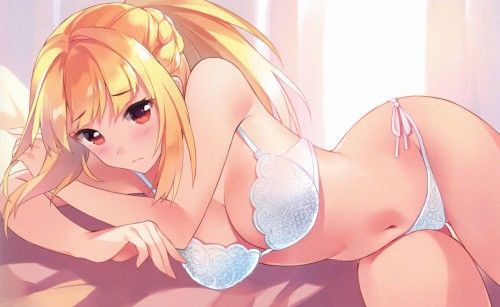 【Erotic Anime Summary】 Erotic image of a girl whose busty cleavage is too egret 【Secondary erotic】 23