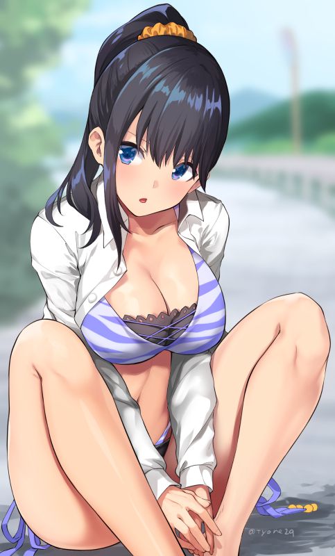【Erotic Anime Summary】 Valley erotic images of busty beauties 【50 photos】 18