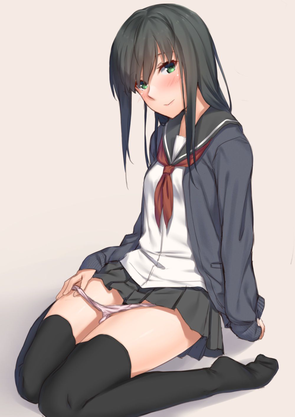 I wonder why the thighs of high school girls so erotic part5 7