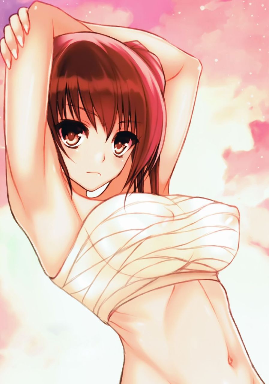 [2nd] Secondary erotic image of a girl who is wrapped in the chest exposed [exposed] 31