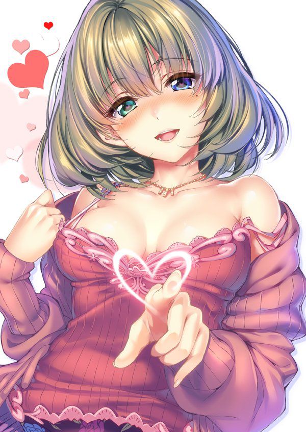 Secondary erotic image of the girl with a heart mark in the pupil 14 [heart Eye] 20