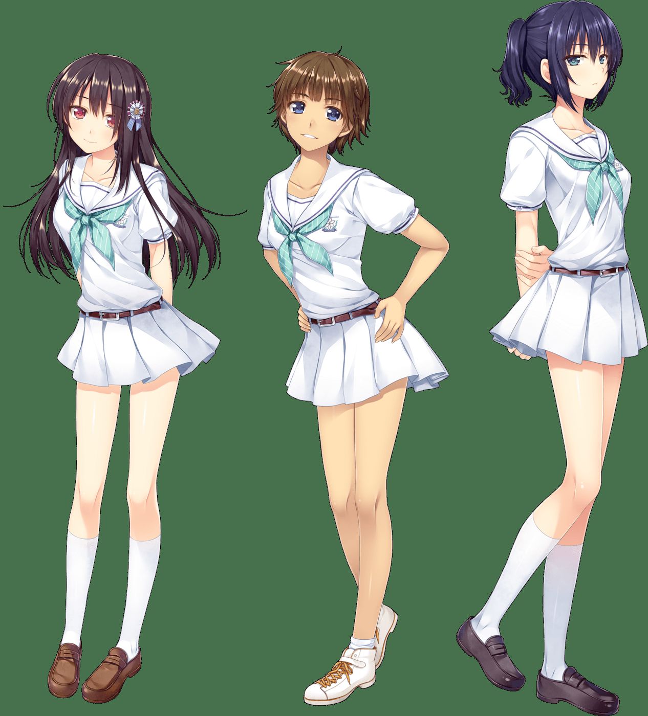 [Character material] [Bare standing picture] of the 26 I tried to collect only transparent material png 36