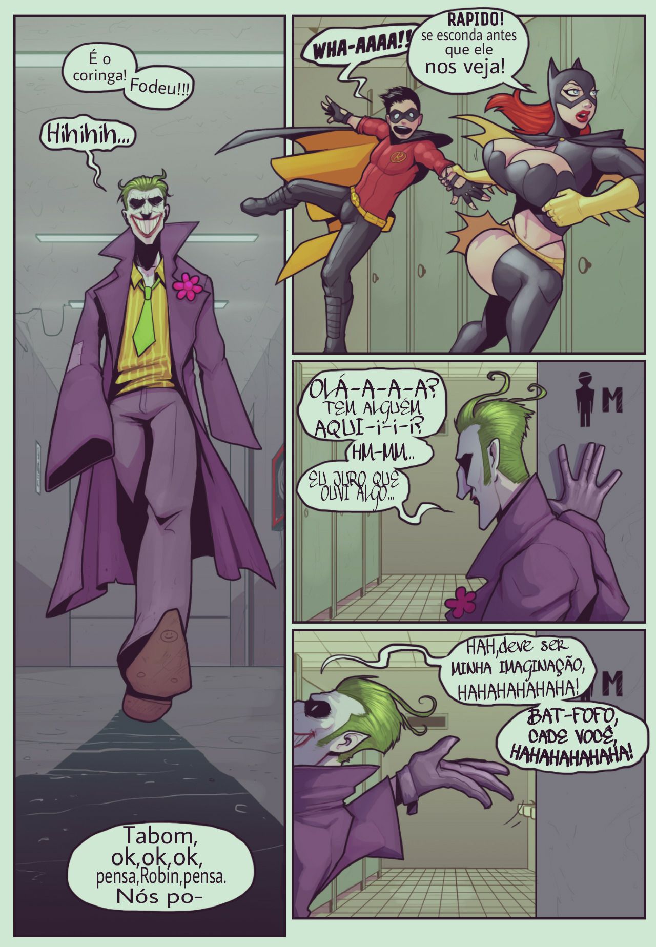 [DevilHS] Ruína em Gotham - Batgirl & Robin (Portuguese) [DevilHS] Ruined Gotham - Batgirl loves Robin (English) 4