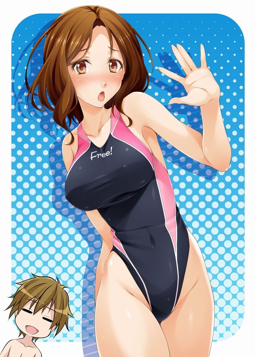 Second erotic image of a girl wearing a swimsuit 10