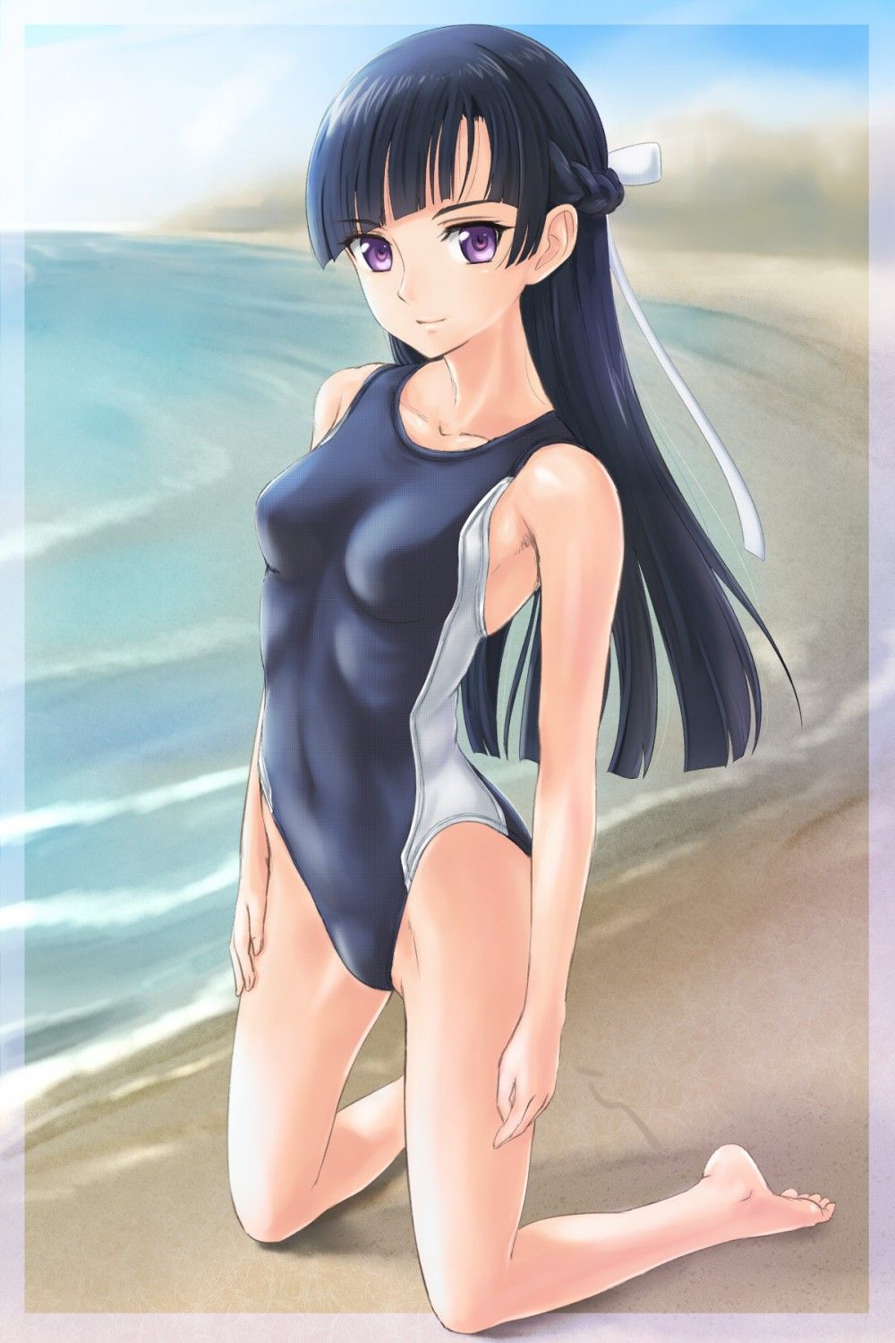 Second erotic image of a girl wearing a swimsuit 16