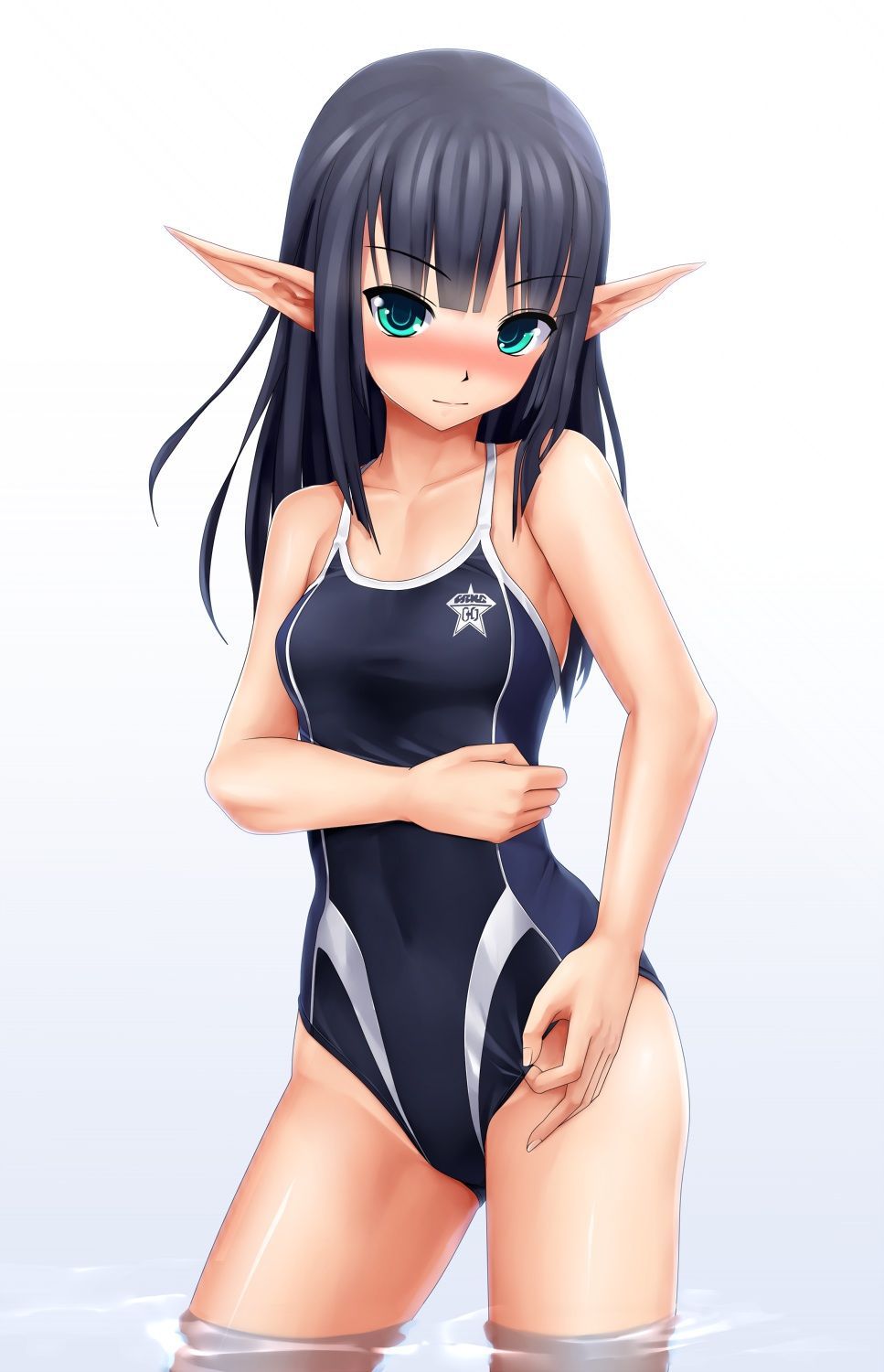 Second erotic image of a girl wearing a swimsuit 23